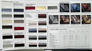 1984 Oldsmobile Color Chip and Fabric Folder Original