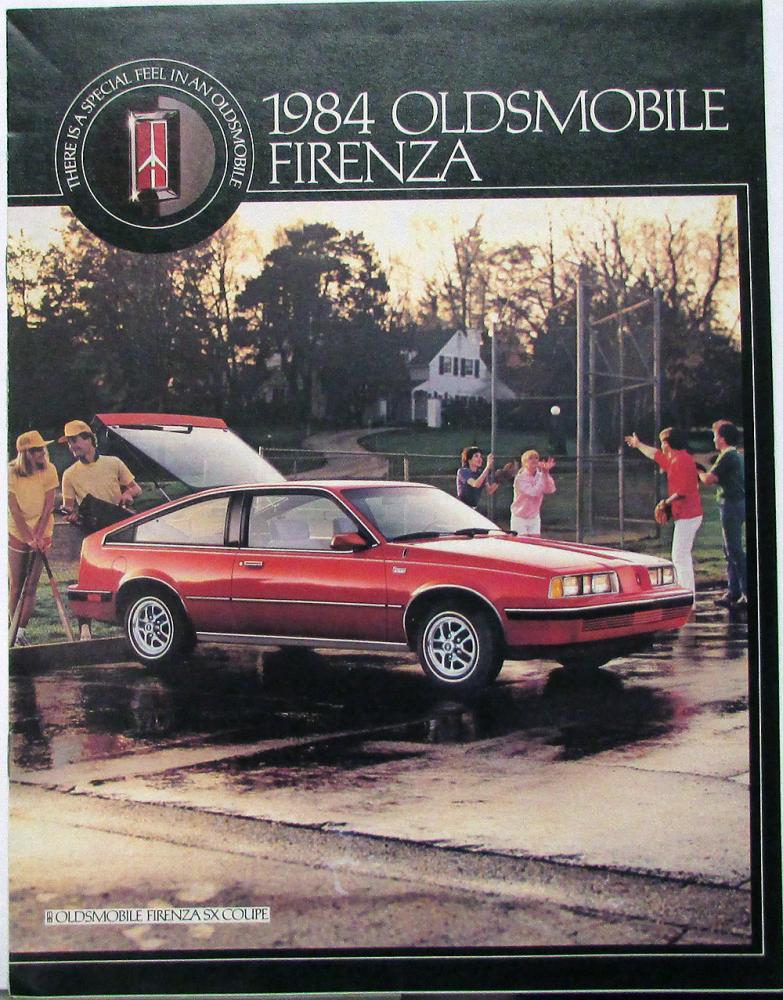 1984 Oldsmobile Firenza LX S GT ES Cruiser Color CANADIAN Sales Brochure Orig