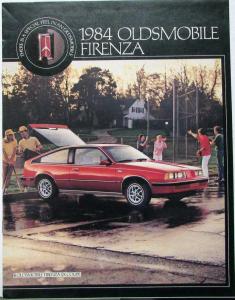 1984 Oldsmobile Firenza LX S GT ES Cruiser Color CANADIAN Sales Brochure Orig
