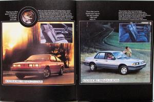1984 Oldsmobile Firenza LX S GT ES Cruiser Color CANADIAN Sales Brochure Orig