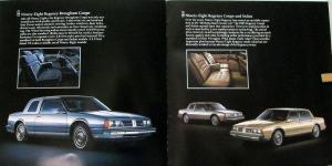1985 Oldsmobile Ninety Eight Regency Sales Brochure Original