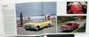 1966 Chevrolet Chevelle 300 Super Sport Malibu Wagons Color Brochure Revised R1