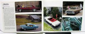 1966 Chevrolet Chevelle 300 Super Sport Malibu Wagons Color Brochure Revised R1