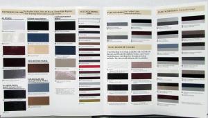 1988 Oldsmobile Color Chip & Fabric Cutlass 88 98 Toronado Touring Sedan Folder