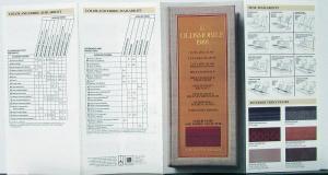 1988 Oldsmobile Color Chip & Fabric Cutlass 88 98 Toronado Touring Sedan Folder