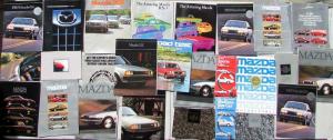 Mazda Hyundai Sales Brochures 1980s 1990s - Troxels Box Lot 0021