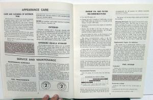 1974 GMC Motor Home Chassis Owners & Drivers Manual RV Care & Op Instructions