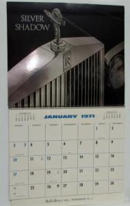 1971 and 1975 Rolls Royce Calendars