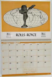 1971 and 1975 Rolls Royce Calendars