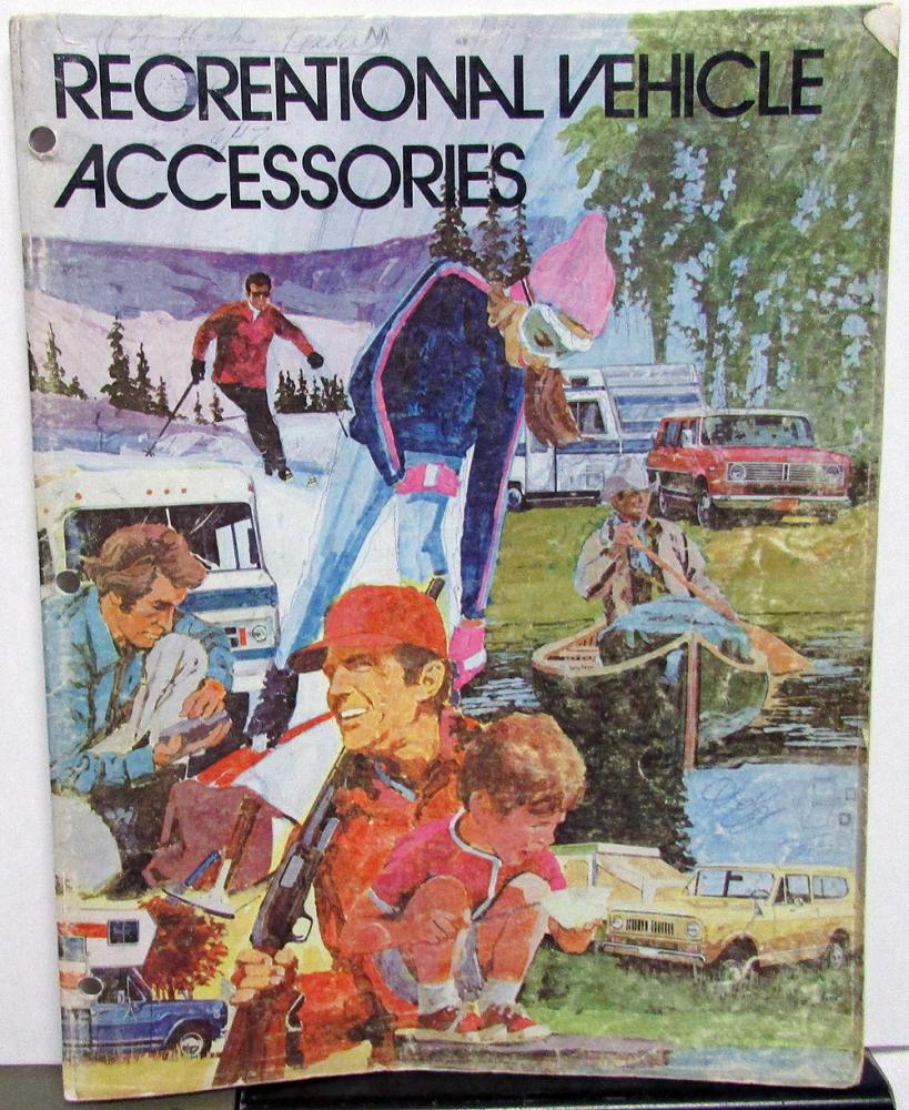 1974 International Trucks IH Dealer Recreational Vehicle Accessories RV