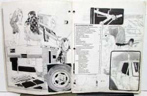 1974 International Trucks IH Dealer Recreational Vehicle Accessories RV Catalog