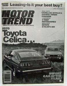 1976 Avanti II Motor Trend Article Reprint