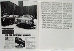 1976 Avanti II Motor Trend Article Reprint