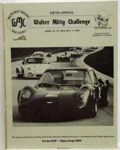 1982 Walter Mitty Challenge Publication - Road Atlanta