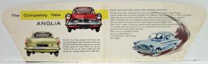 1960 Ford Anglia Color Sales Brochure - Green - Original