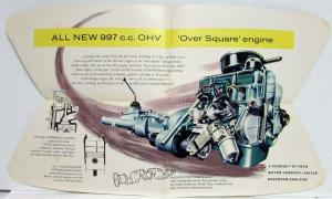 1960 Ford Anglia Color Sales Brochure - Green - Original
