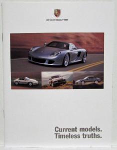 2003 Porsche Dealer Prestige Sales Brochure Carrera GT 911 Boxster Cayenne