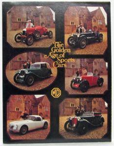 1975 MG MGB GT and Midget Tri-Fold Sales Brochure
