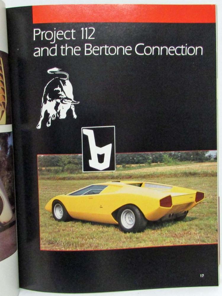 1986 Lamborghini Countach the Ultimate Supercar Consumer Guide Magazine ...