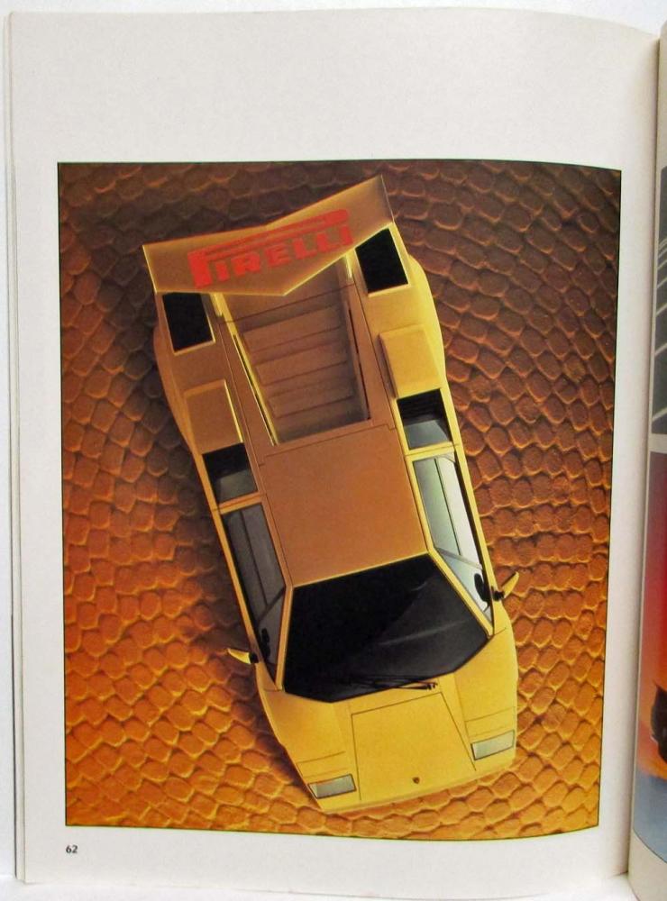 1986 Lamborghini Countach the Ultimate Supercar Consumer Guide Magazine ...