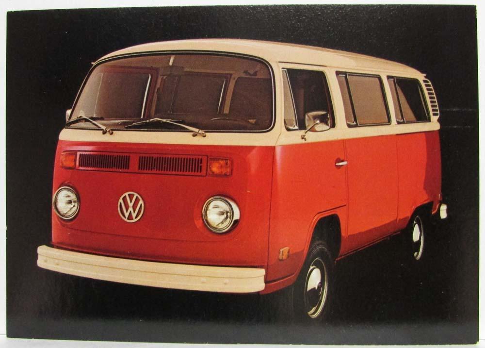 1973 Volkswagen Station Wagon Postcard