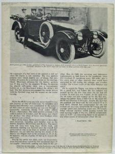 1966 Profile Publication Booklet on The 40/50 Napier Cars of the 1920s