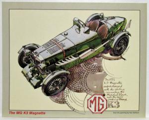 1981 MG Magazine Official Publication for Enthusiasts No 6 Spring w/ Art Reprint