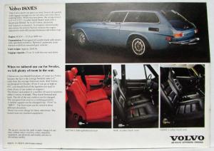 1973 Volvo Sales Brochure - 142 144 145 164E 1800ES