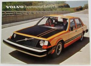 1972 Volvo Experimental Safety Car Tri-fold Brochure
