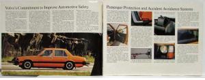 1972 Volvo Experimental Safety Car Tri-fold Brochure
