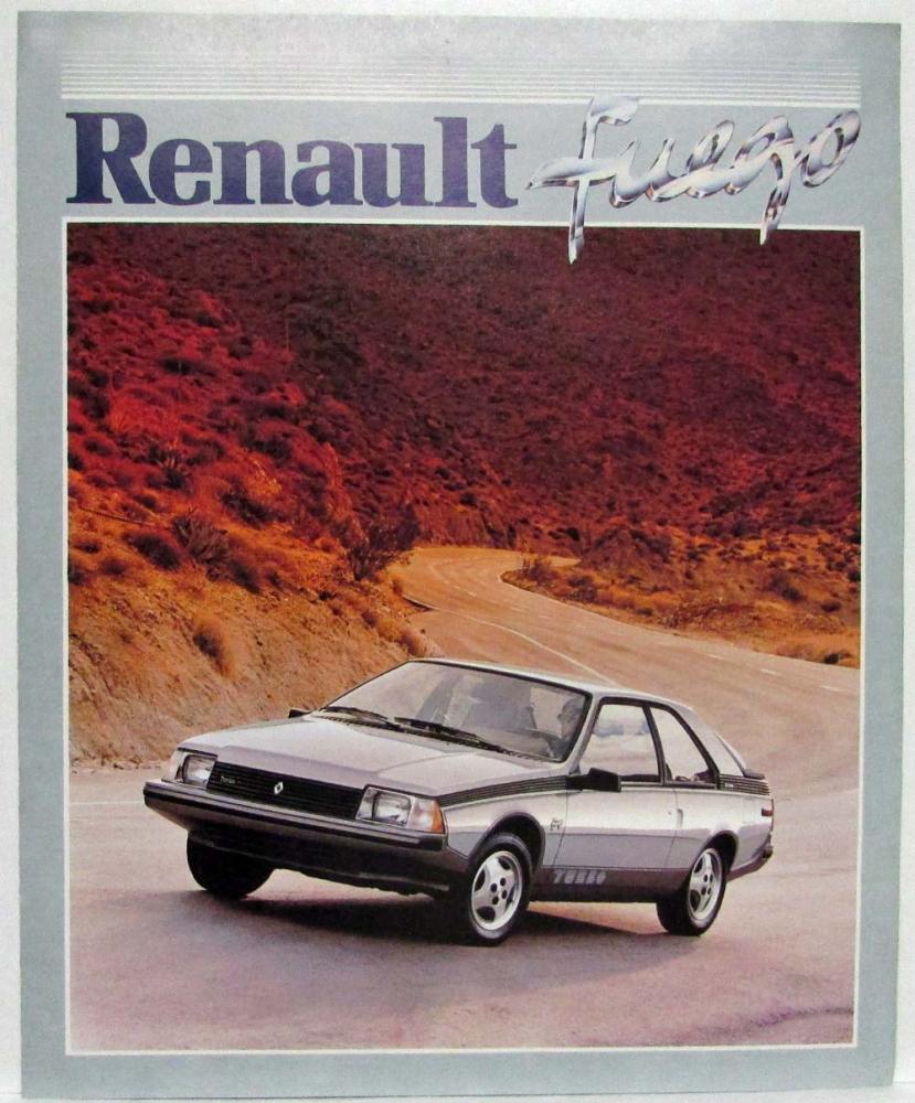 1983 Renault Fuego Sales Brochure
