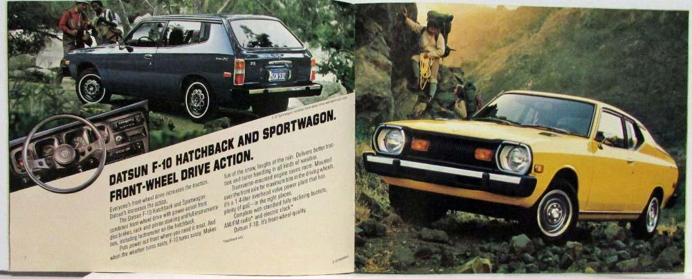 1979 Datsun Full Line Sales Brochure 210 F-10 200-SX 510 810 1979 Datsun Full Line Sales Brochure 210 F-10 200-SX 510 810