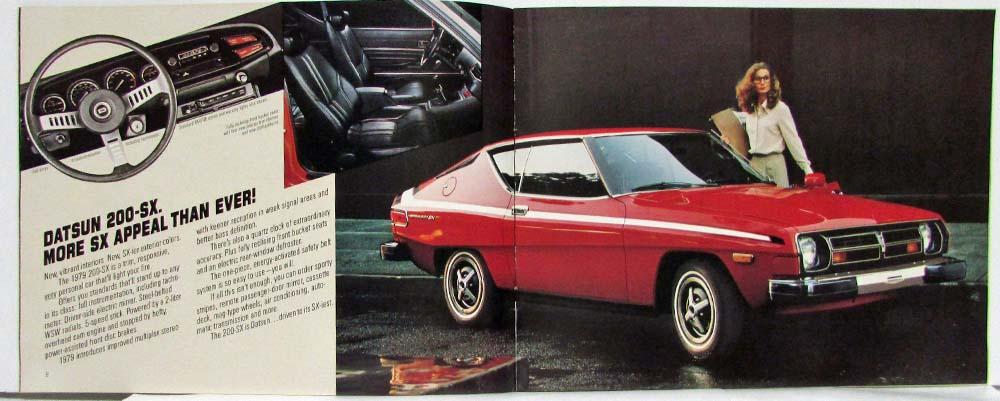 1979 Datsun Full Line Sales Brochure 210 F-10 200-SX 510 810 1979 Datsun Full Line Sales Brochure 210 F-10 200-SX 510 810