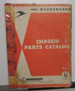 1959 Studebaker Lark VI VIII Silver Hawk Chassis Parts Catalog Book 59