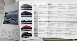 2009 Porsche Full Line Sales Folder Brochure Panamera 911 Cayman Boxster Cayenne