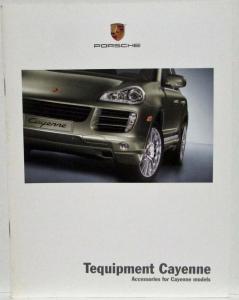 2008 Porsche Cayenne Tequipment Accessories Sales Brochure