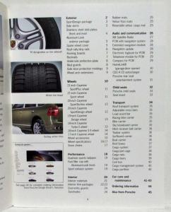 2008 Porsche Cayenne Tequipment Accessories Sales Brochure