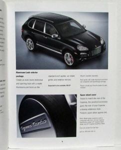 2008 Porsche Cayenne Tequipment Accessories Sales Brochure