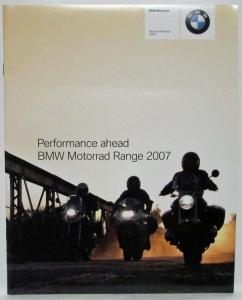 2007 BMW Motorrad Full Line Sales Brochure R1200S K1200GT R1200R R1200GS