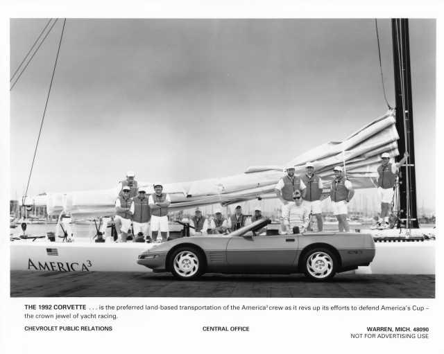1992 Chevrolet Corvette Press Photo 0041 - Americas Cup