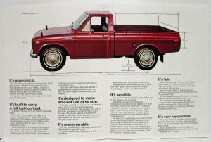 1972 Toyota Hi-Lux Pickup Sales Brochure