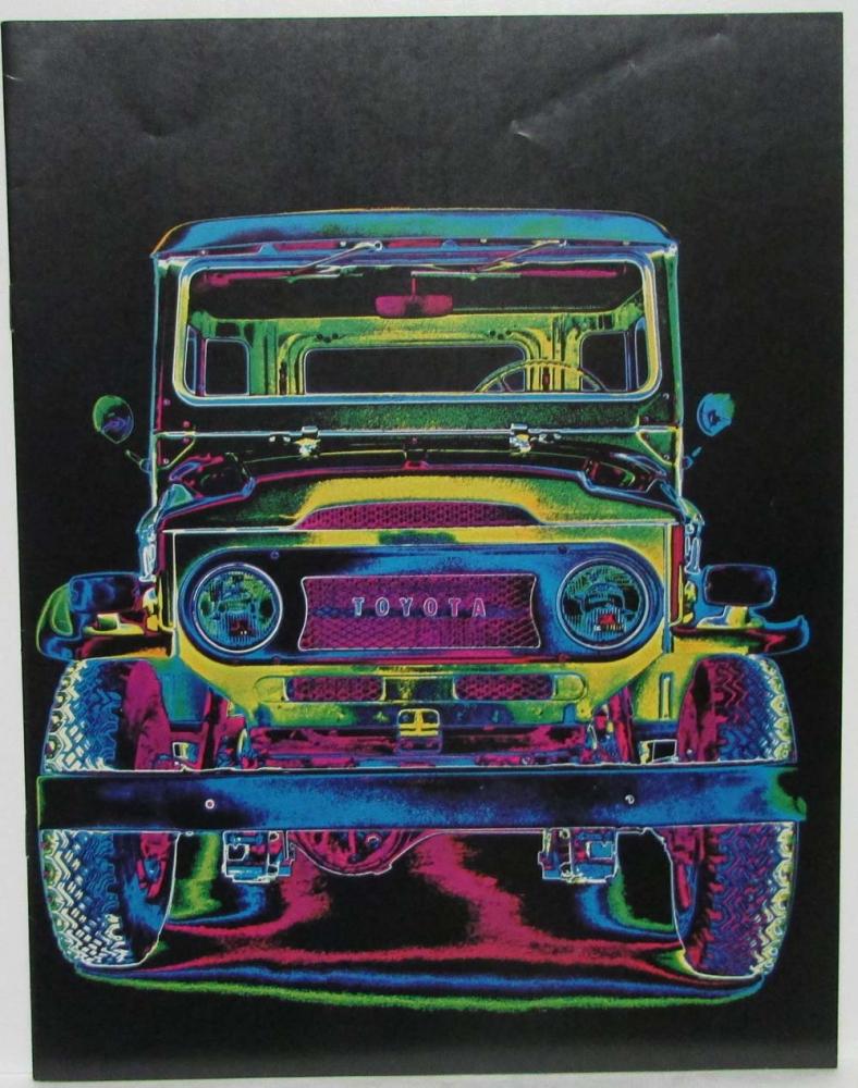 1972 Toyota Land Cruiser Sales Brochure