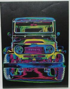 1972 Toyota Land Cruiser Sales Brochure