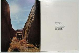 1972 Toyota Land Cruiser Sales Brochure