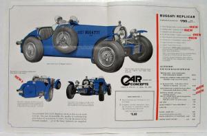 1927 Bugati Type 35B Classic Replicar by Car Concepts Sales Brochure - Buggati