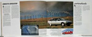 1987 Citroen BX Bringing Progress to Everyone Sales Brochure - Multi-Language