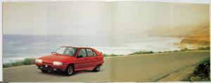 1987 Citroen BX Bringing Progress to Everyone Sales Brochure - Multi-Language