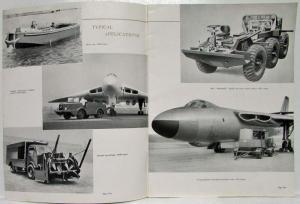 1956 Rolls-Royce B Range Petrol Engines Sales Brochure B40 B60 B80 B81