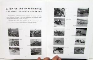1939-47 Ford Model 9N & 2N Tractor Owners Manual Ferguson System New Repro