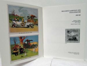1905-1965 Rolls-Royce and Bentley Sales Literature Brochure